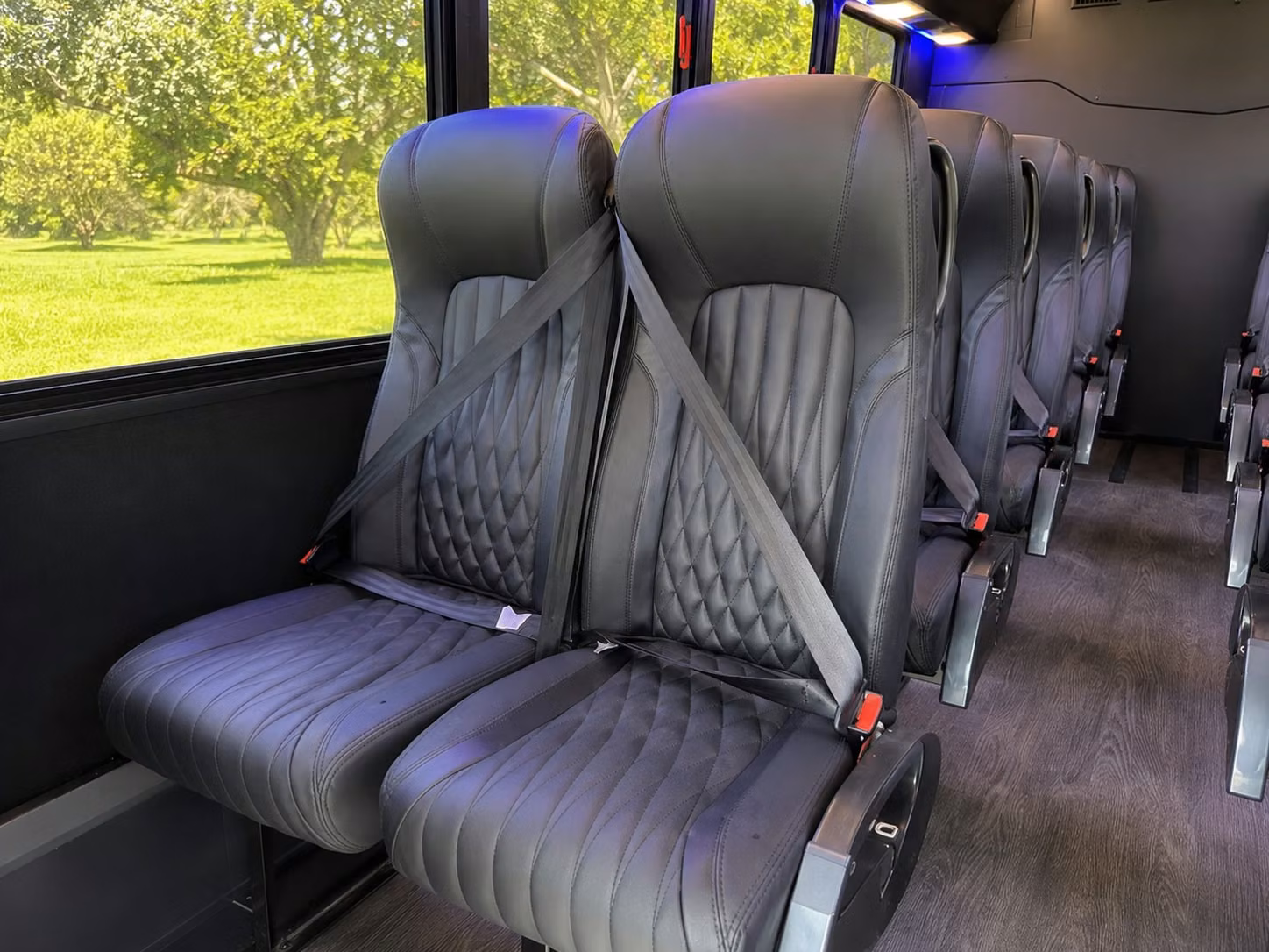 20 passenger minibus inside
