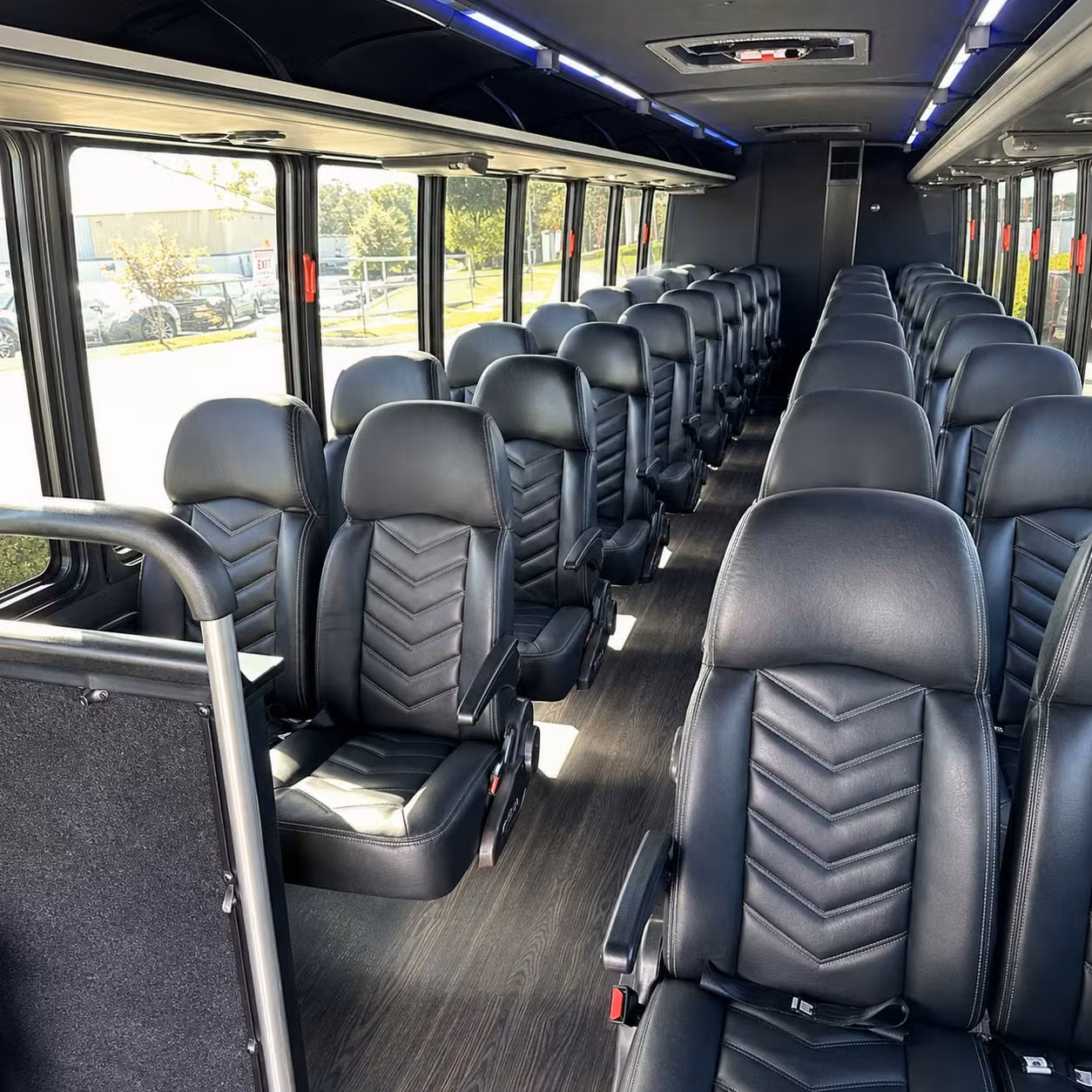25 passenger minibus inside