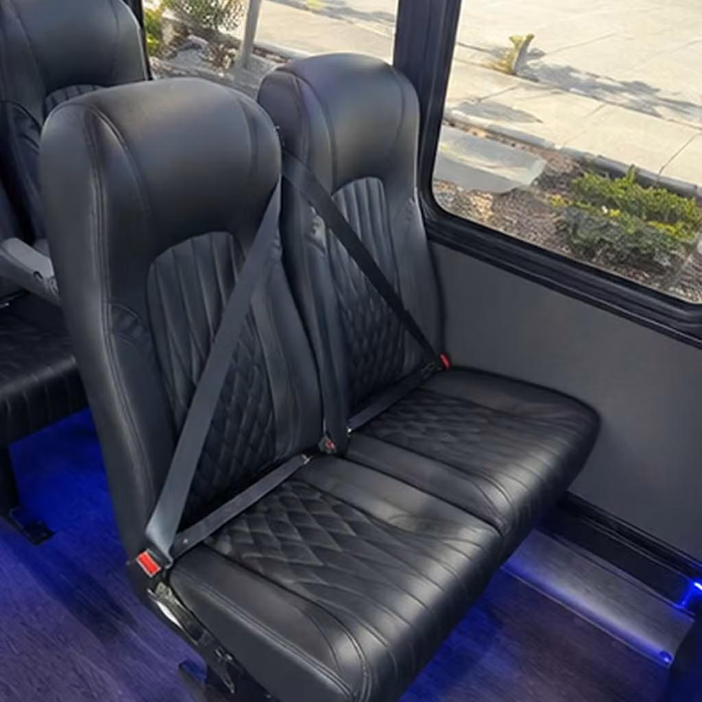 35 passenger minibus interior